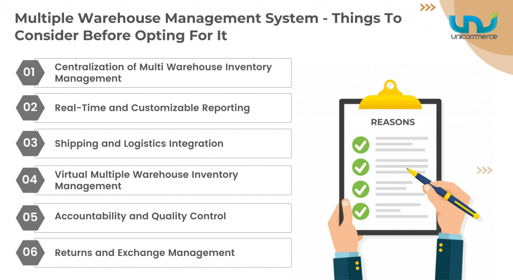 key factors for multiple warehouse management In ecommerce