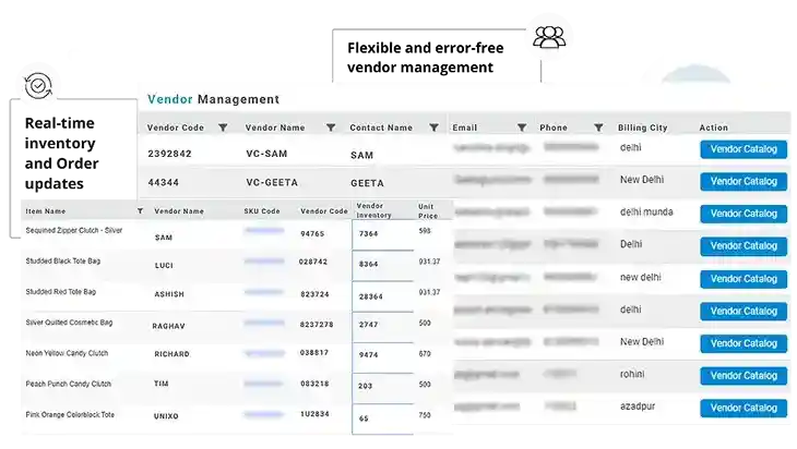 vendor panel solution